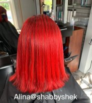 Red Hot Hair Color by Alina